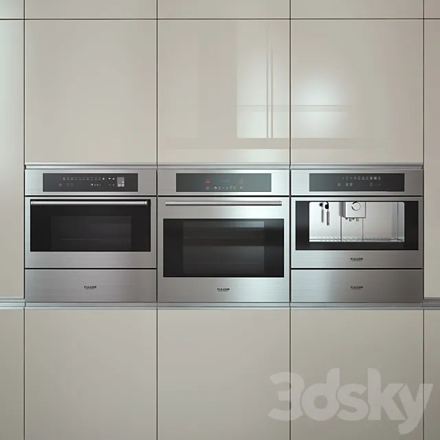 Kitchen – Appliance 3D Models – Technique Fulgor Milano