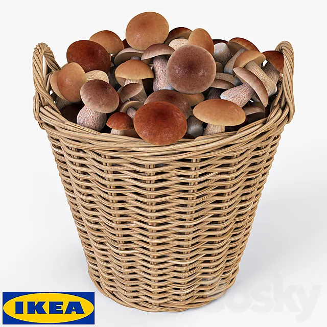 IKEA Shopping NIPPRIG with mushrooms 3DS Max - thumbnail 3
