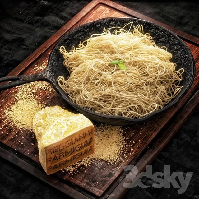 Kitchen – Foods – Drink 3D Models – Spaghetti