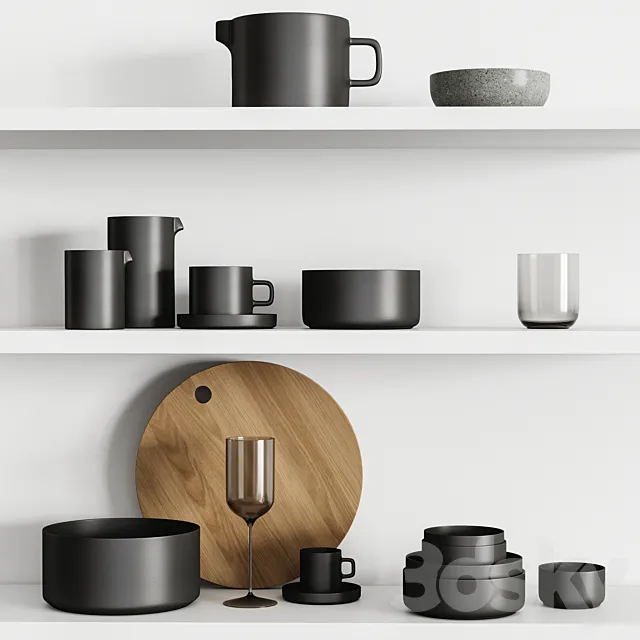 Kitchen – Tableware 3D Models – 0019