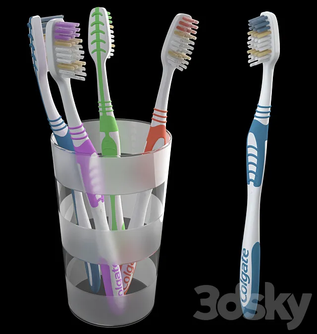 Bathroom – Accessories 3D Models – Toothbrush