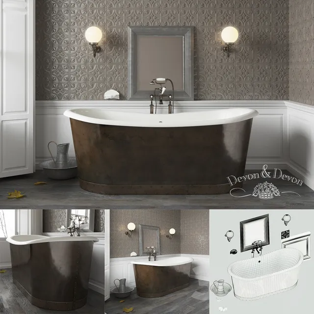 Bathroom – Bathtub 3D Models – 0017