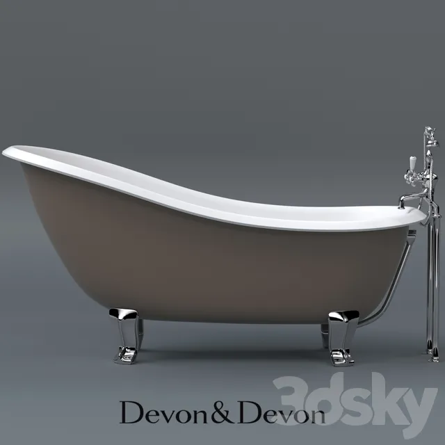 Bath mixer Regina and Mayfair ADDM34CR 3DS Max - thumbnail 3