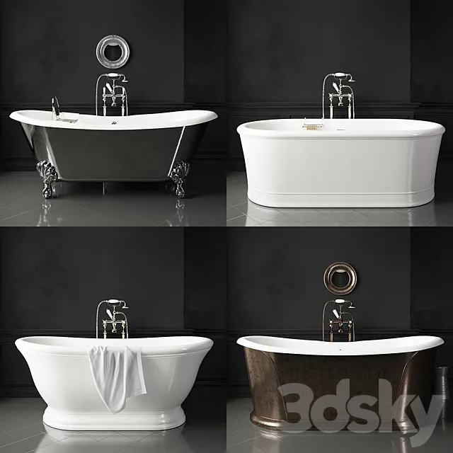 Bathroom – Bathtub 3D Models – 0021