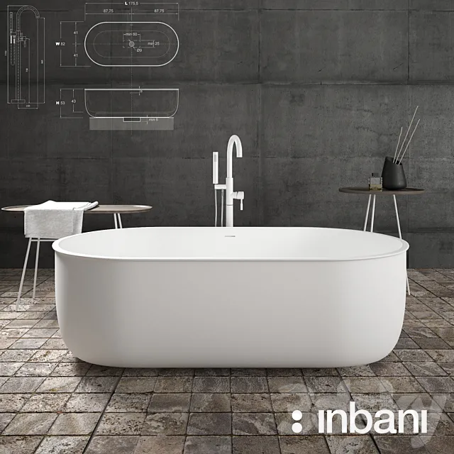 Bathroom – Bathtub 3D Models – Inbani prime and me