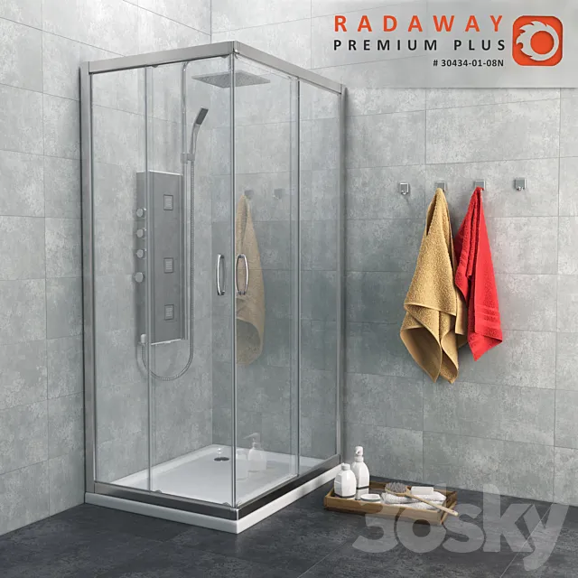 Bathroom – Bathtub 3D Models – Radaway Premium Plus C