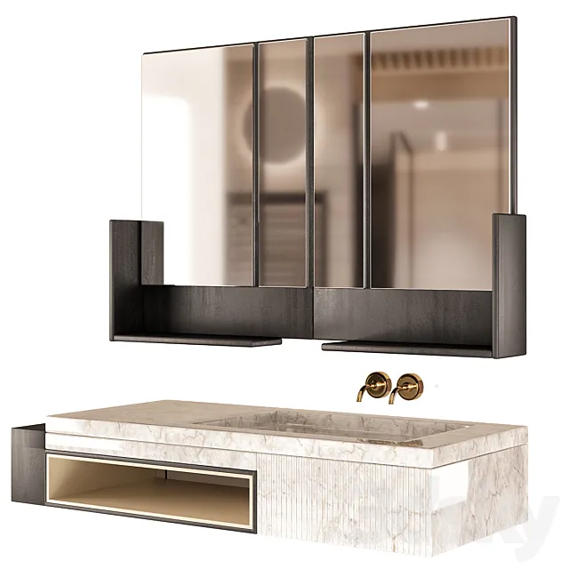 Bathroom – Furniture 3D Models – Bathroom Villa – Maison