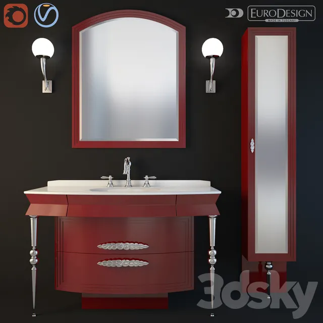 Bathroom – Furniture 3D Models – Eurodesign FASHION