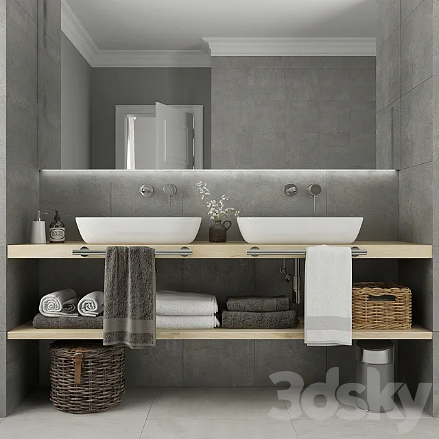 Bathroom – Furniture 3D Models – Furniture and decor for WC 9