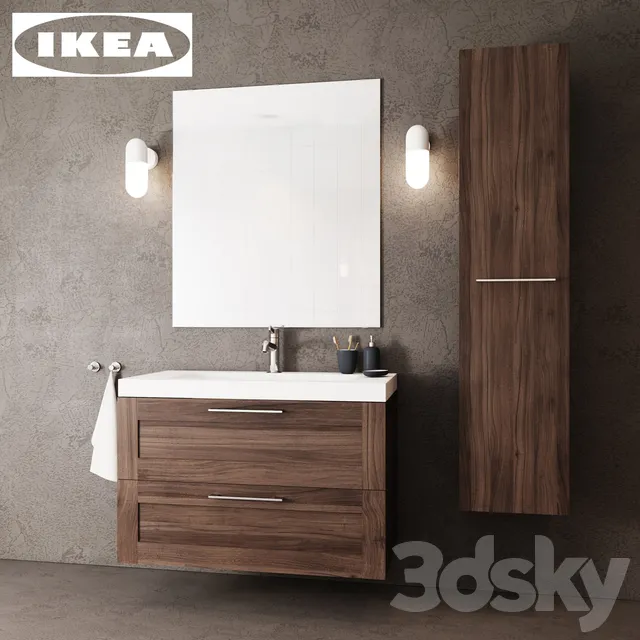 Bathroom – Furniture 3D Models – IKEA  GODMORGON