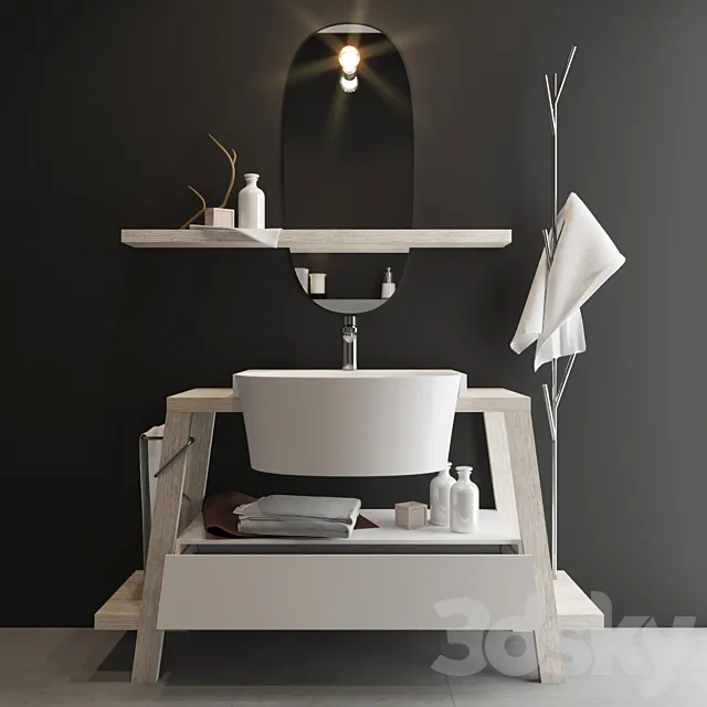 Bathroom – Furniture 3D Models – Novelo Canestro C26