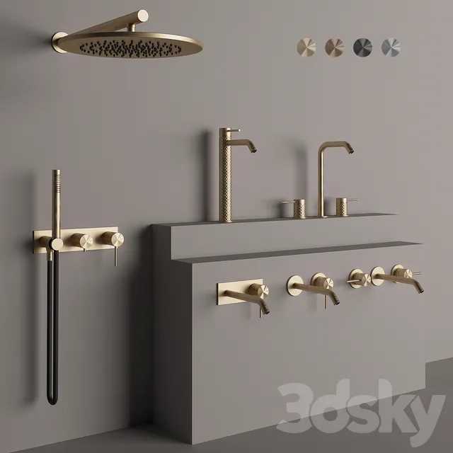 Bathroom – Faucet 3D Models – Gessi 316 INTRECCIO