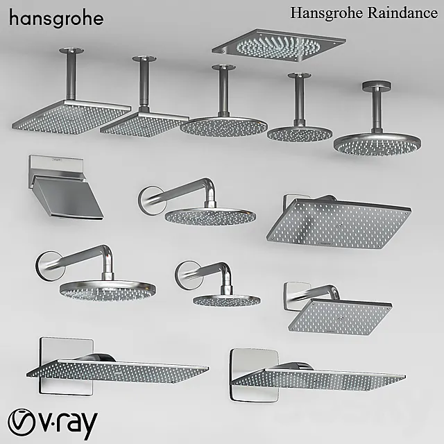 Bathroom – Faucet 3D Models – Hansgrohe Raindance
