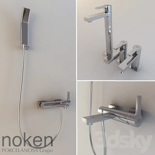 Bathroom – Faucet 3D Models – Porcelanosa Grupo Noken
