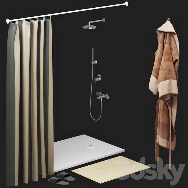 Bathroom – Faucet 3D Models – Shower room