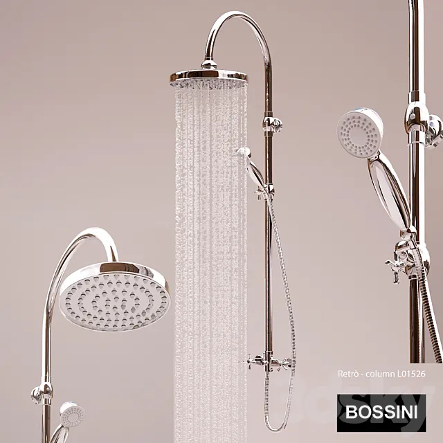 Bathroom – Faucet 3D Models – Showerhead Bossini Retro L01526