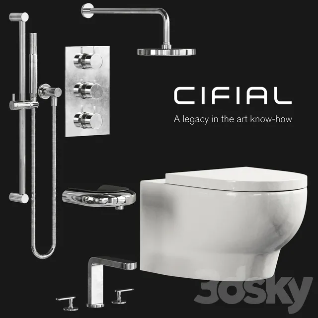 Cifial BATH SOLUTIONS 3DS Max - thumbnail 3