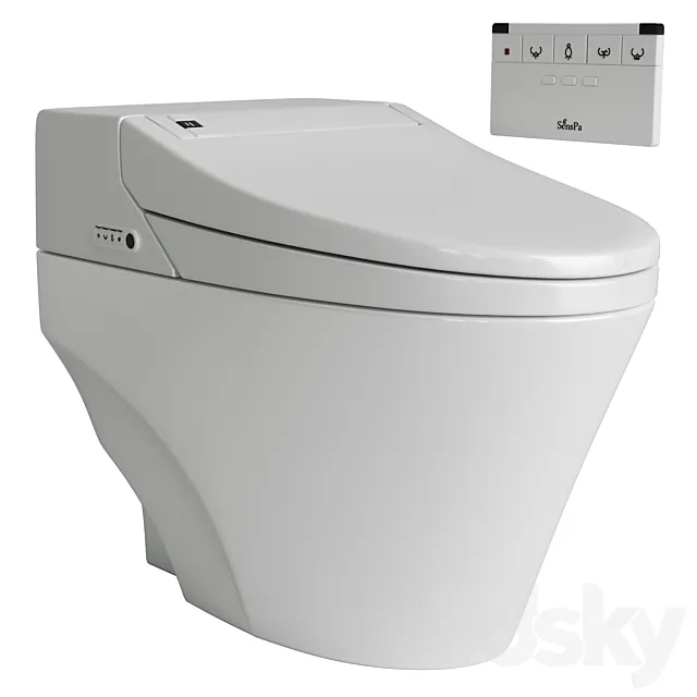 Bathroom – Toilet – Bidet 3D Models – 0003