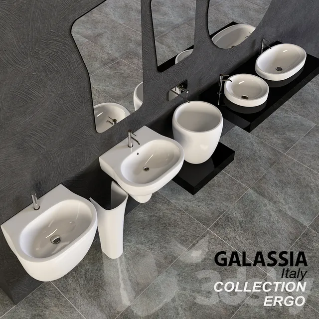 Bathroom – Toilet – Bidet 3D Models – 0011