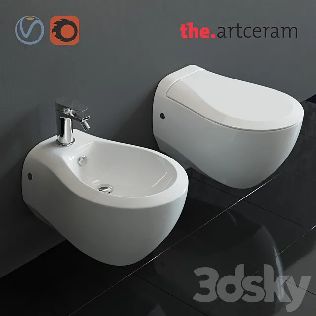 Bathroom – Toilet – Bidet 3D Models – 0014