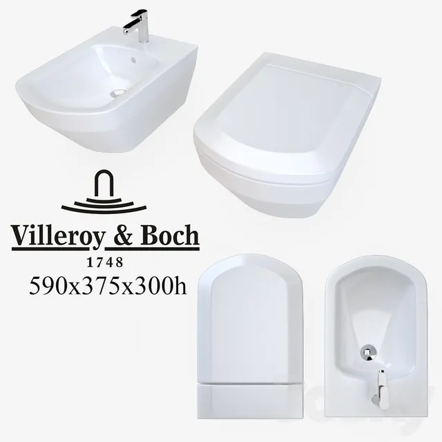 Bathroom – Toilet – Bidet 3D Models – 0015