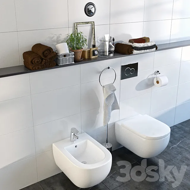 Bathroom – Toilet – Bidet 3D Models – Villeroy & Boch SUBWAY