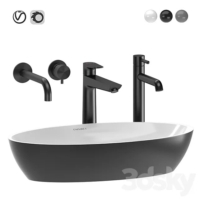 Bathroom – Wash Basin 3D Models – 0010
