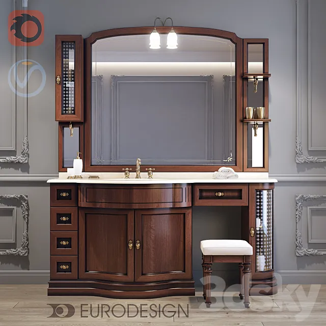 Furniture vannoy_Eurodesign_IL Borgo_Comp_27 3DS Max - thumbnail 3