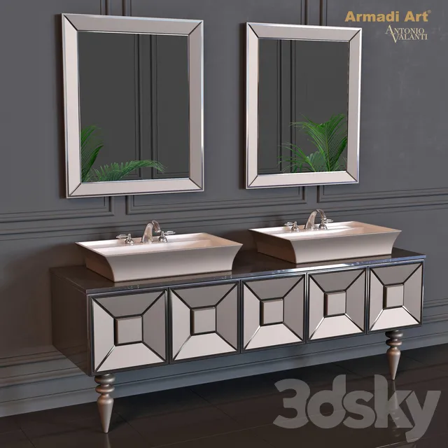 Bathroom – Wash Basin 3D Models – 0026