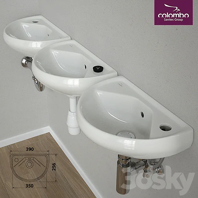 Bathroom – Wash Basin 3D Models – Dispenser Original 39 cm; manufacturer Colombo