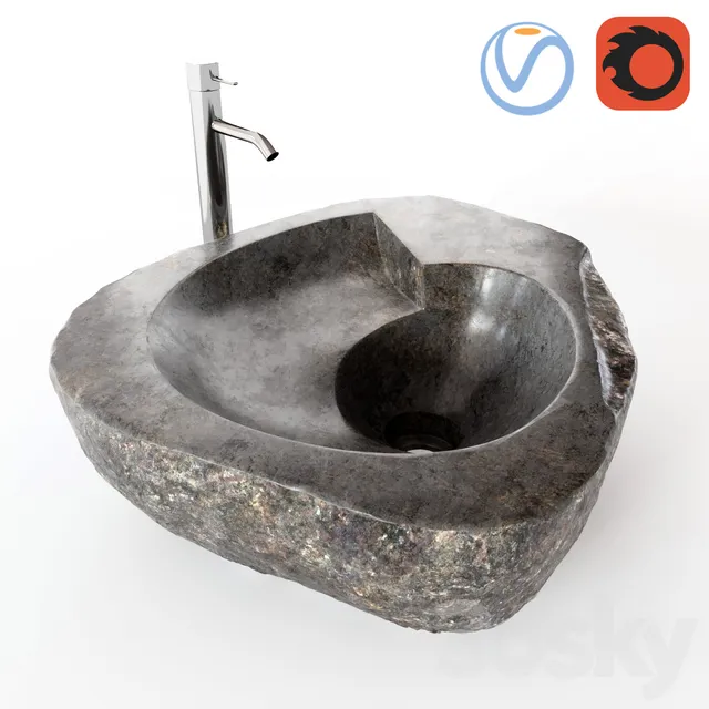 Bathroom – Wash Basin 3D Models – Rivery Turbillo