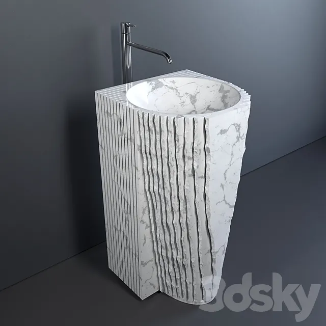 Bathroom – Wash Basin 3D Models – Washbasin antonio lupi 3