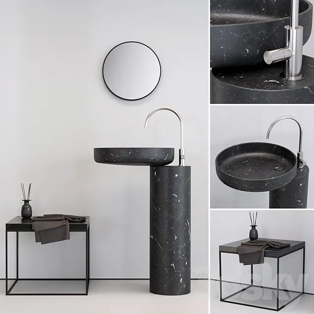 Bathroom – Wash Basin 3D Models – Washbasin Rexa Design