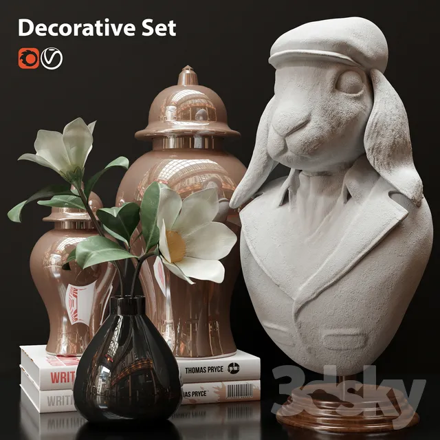 Decorative – Set – 3D Models – 0088