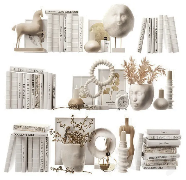 Decorative – Set – 3D Models – 0128