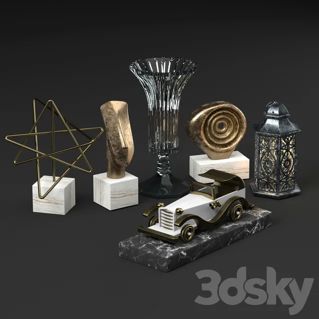 Decorative – Set – 3D Models – 0249