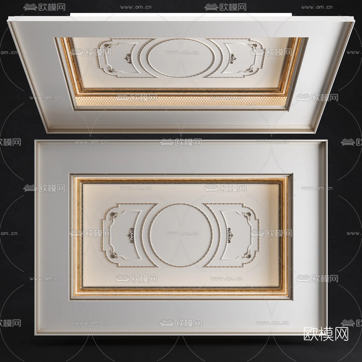 3DS MAX – DETAIL – CEILING – VRAY / CORONA – 3D MODEL – 3136