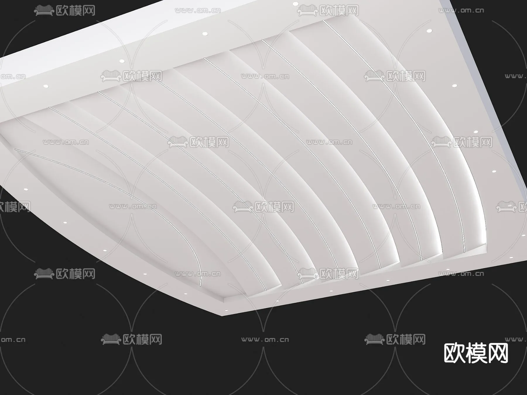 3DS MAX – DETAIL – CEILING – VRAY / CORONA – 3D MODEL – 3182