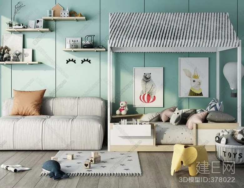 CHILDROOM – 3D SCENES – VRAY – 002