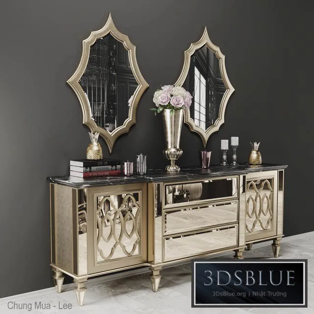 FURNITURE – SIDEBOARD & CHEST – 3DSKY Models – 8782