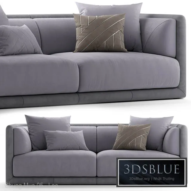 Sofa fendi casa conrad sofa 3DS Max - thumbnail 3