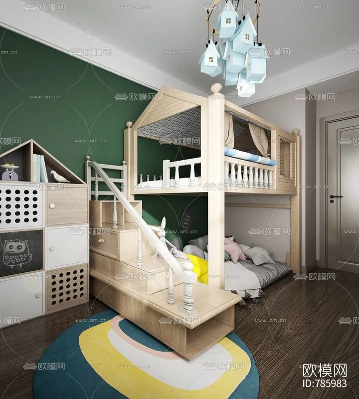 CHILDROOM – 3D SCENES – VRAY – 104