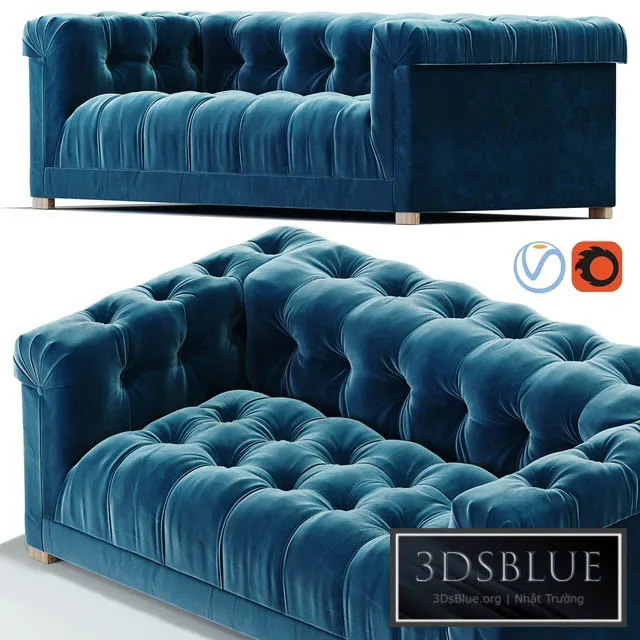 Kettleby sofa 3DS Max - thumbnail 3