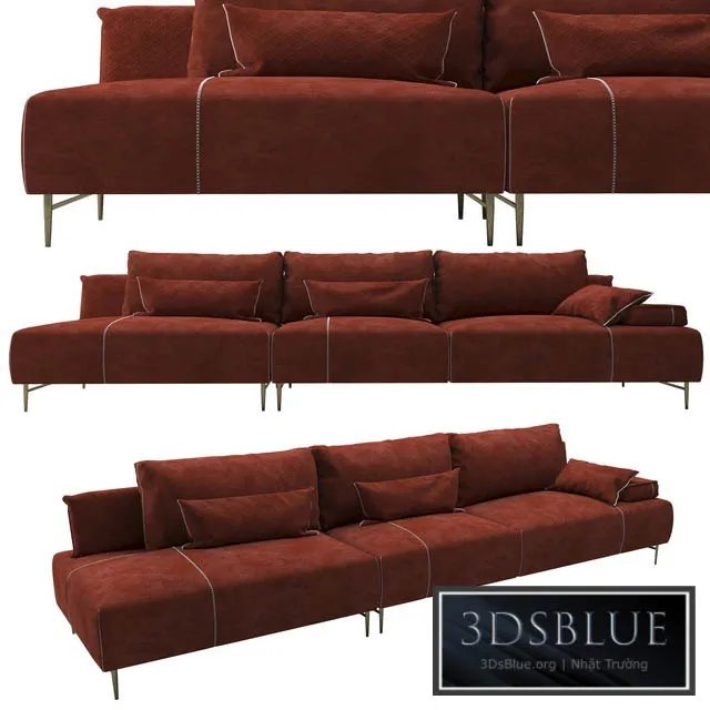 Sofa SAKS 3DS Max - thumbnail 3