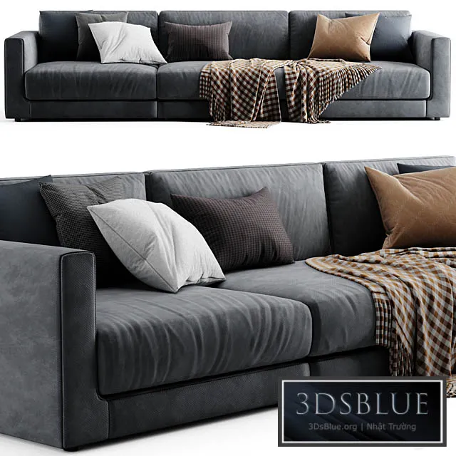 Poliform bristol sofa 3DS Max - thumbnail 3