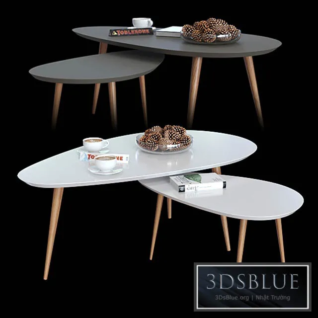 Coffee tables Signal Nolan B. 3DS Max - thumbnail 3