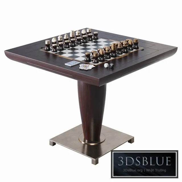 Promemoria Bassano da gioco Game table 3DS Max - thumbnail 3