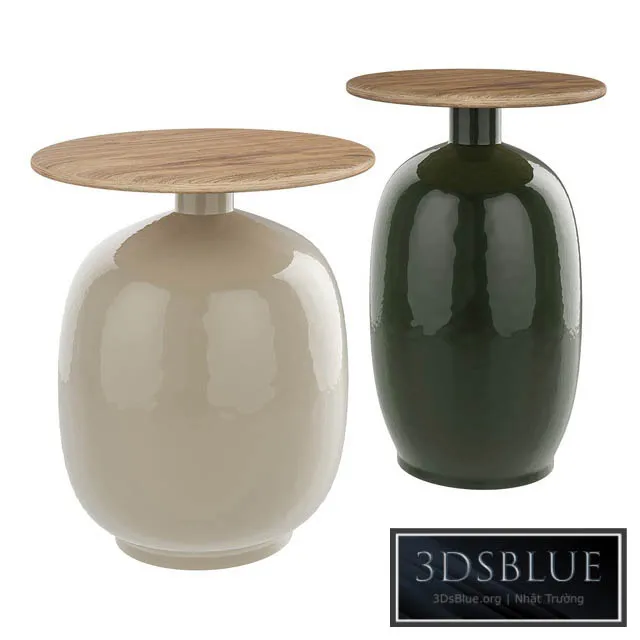 Blow Side Table Set by Gloster 3DS Max - thumbnail 3