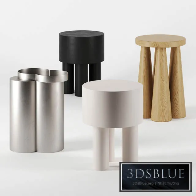 Side tables by Garde shop 3DS Max - thumbnail 3