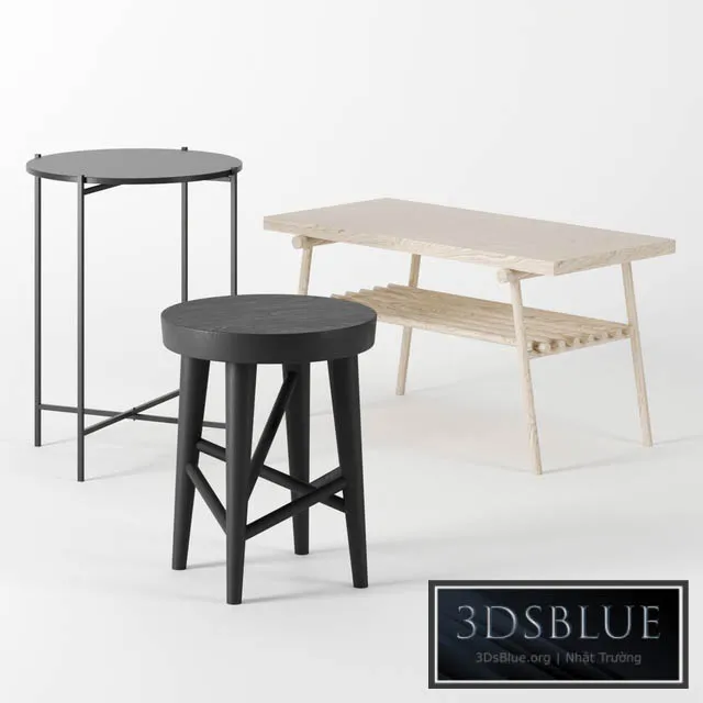 Tables by H&M 3DS Max - thumbnail 3